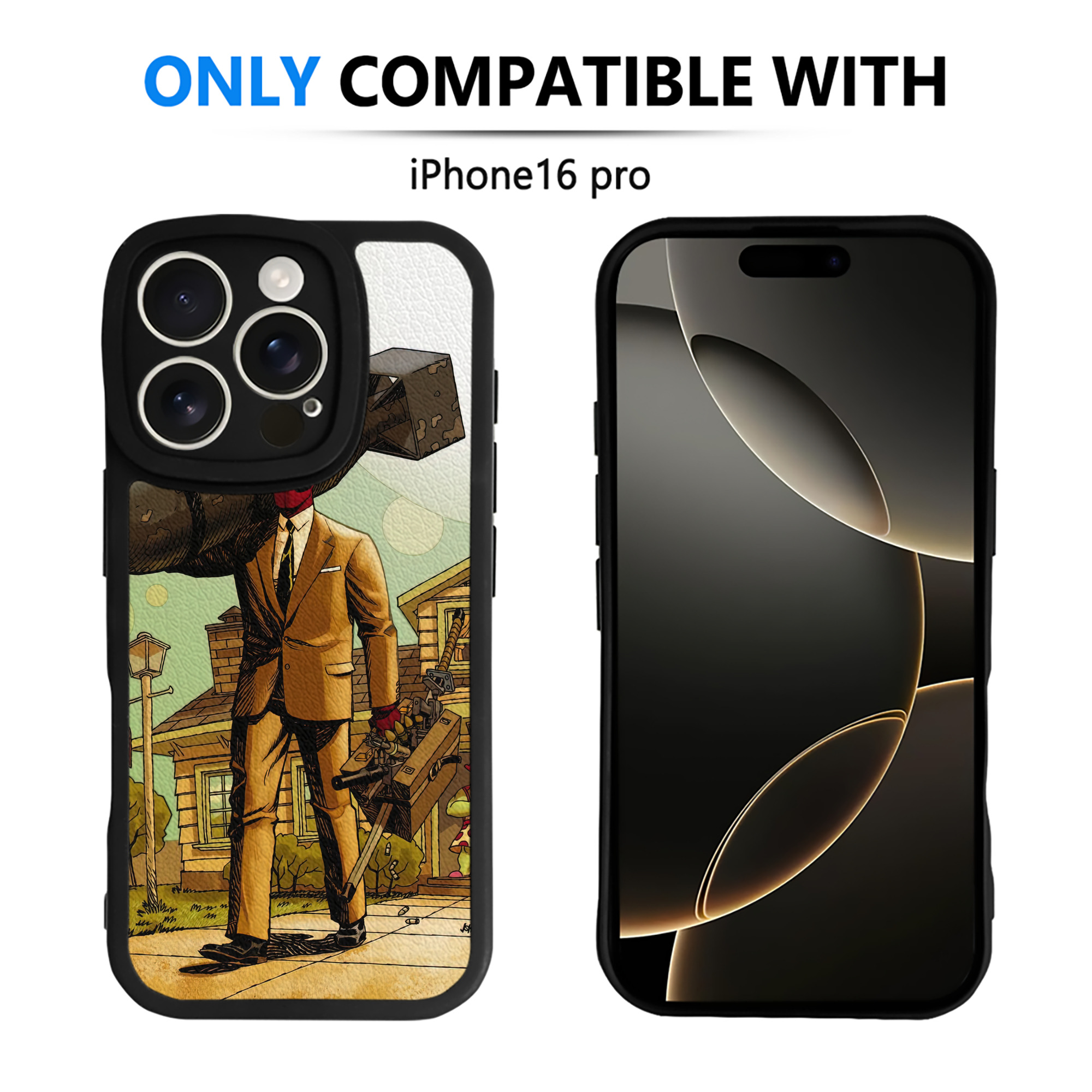 （画像用） Deadpool デッドプール 【iPhone 16シリーズ対応】シリコンスマホケース（レザー調） 材質：シリコン
